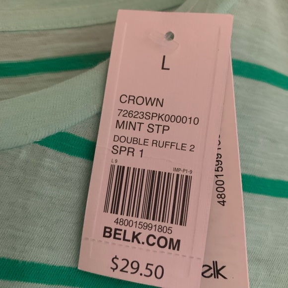 Crown and Ivy stripe top - Picture 2 of 4